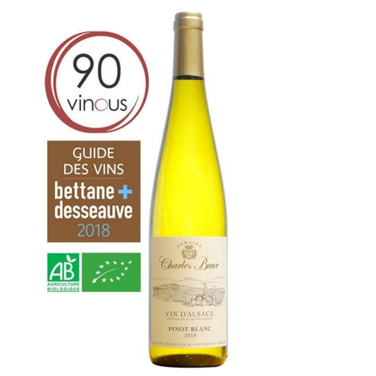Charles Baur Pinot Blanc白皮諾有機白酒(2018) 750毫升