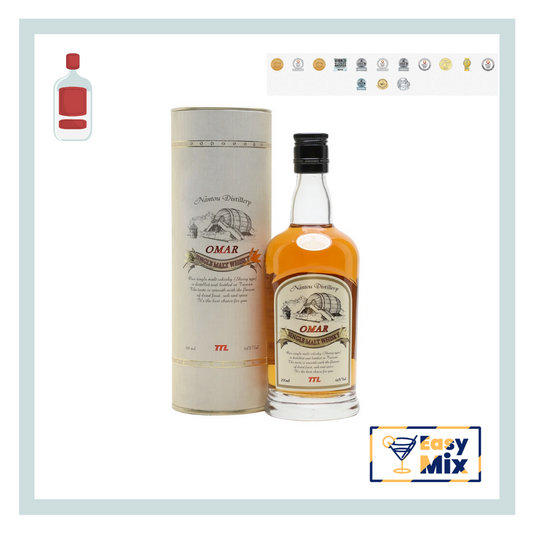 Omar Single Malt Whisky (Sherry Type) Gift Box 700Ml